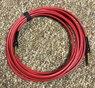 George L's 20 foot Red .225 cable