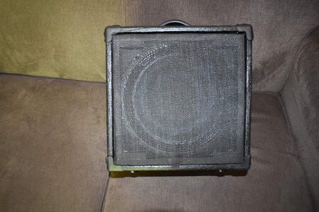 Eminence Legend BP102 in a sealed .77cuft cab.