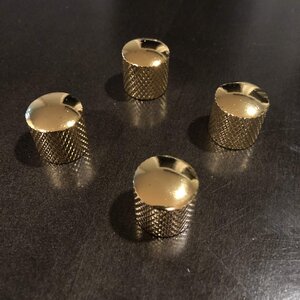 Gold Metal Knobs - Set of 4