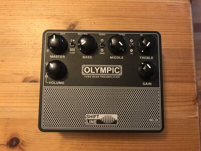 Shift Line Olympic MkIII tube preamp pedal