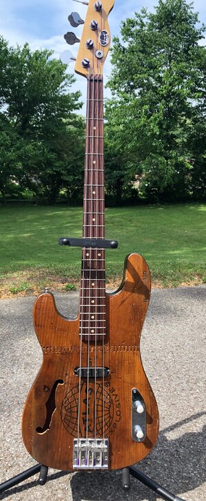 Price Drop: Grove Custom Basses Freekbass Reverse Atlas '51 P Bass