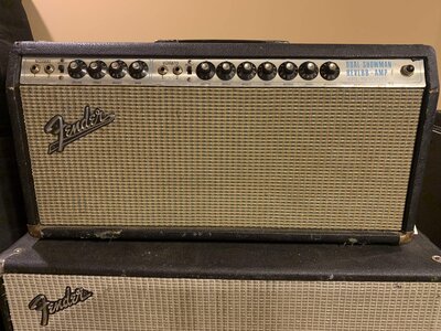 60’s Fender Dual Showman Reverb TFL5000D - Blackfaced