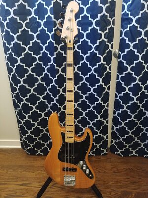 Squier Vintage Modified Jazz Bass '70s - upgrades / Lindy Fralin / Babicz