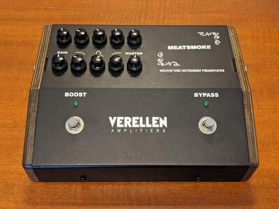 Verellen Meatsmoke Dual Channel Vacuum Tube Instrument Preamplifier