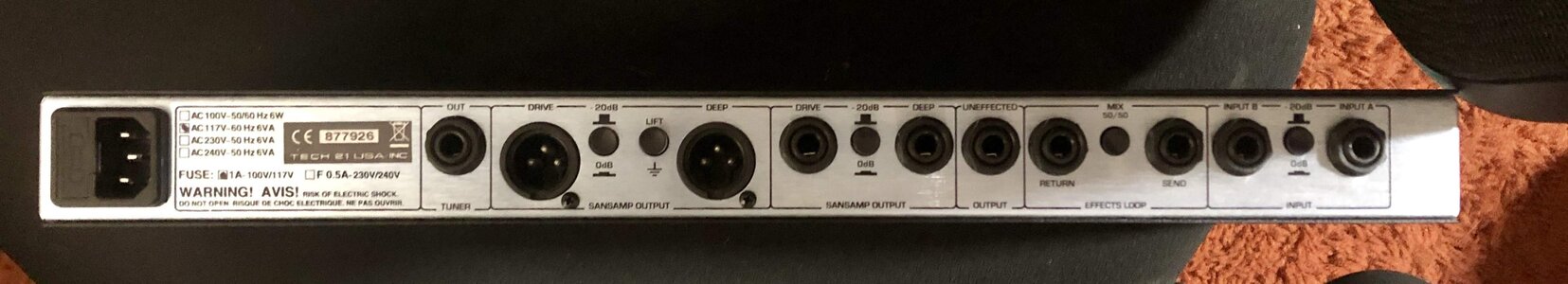 Tech 21 Ged 2112 Preamp