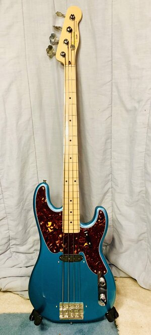 Squier Classic Vibe 50s P-Bass - Lake Placid Blue