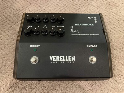 Verellen Meatsmoke Dual Channel Vacuum Tube Instrument Preamplifier