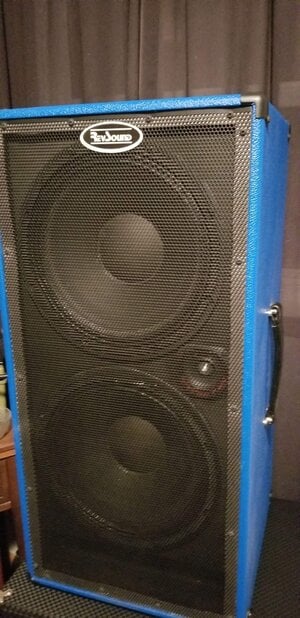 Temp Flash Sale - $575 shipped Revsound RS212xt cab - 1400watts...and it’s blue!!!