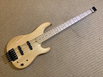 $500 Warmoth Deluxe P5 Jazz Headless 5 String Bass 7.25 Lbs! Gruv Gear Gigblade