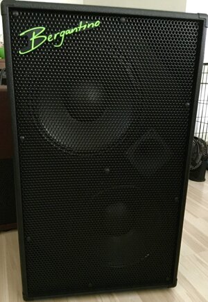 Bergantino HDN212 Cabinet with Cover. Berg HDN 212 cab & cover - Tone King!