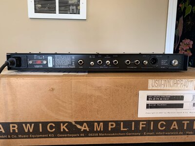 Warwick PR40 Hellborg Preamp