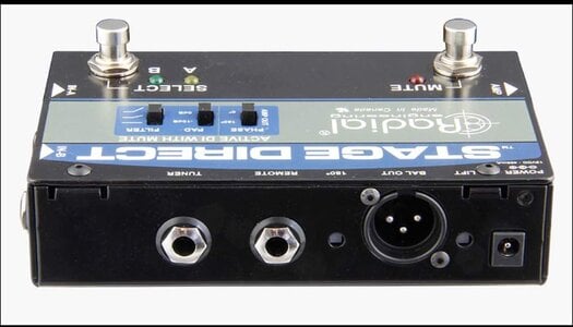 Radial Stage-Direct Active DI, A/B Switcher, Mute, Etc...