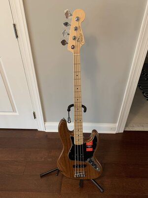 New Fender American Professional “Roasted Ash” Jazz Bass