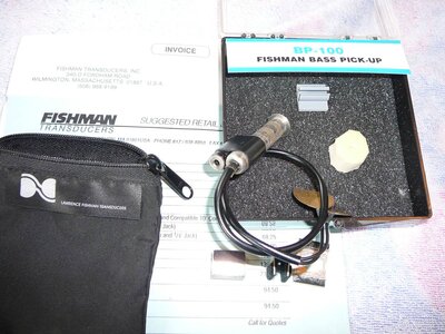 Acoustic bass Pickup Fishman BP-100  $60