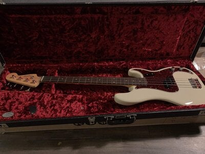 *PRICE DROP* 2018 AMERICAN ORIGINAL '60S PRECISION BASS Olympic White with OHSC