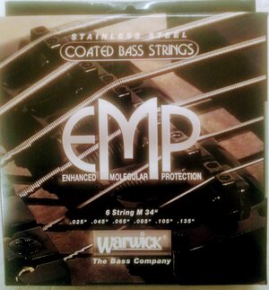 New packs of Coated Warwick EMP 6 string