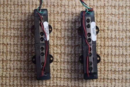 DiMarzio Model J jazz pickup set