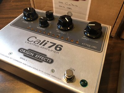 Origin Effects Cali76 TX compressor with iron core transformer