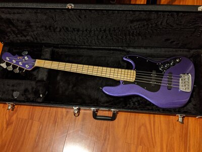 G&L JB5 in Purple