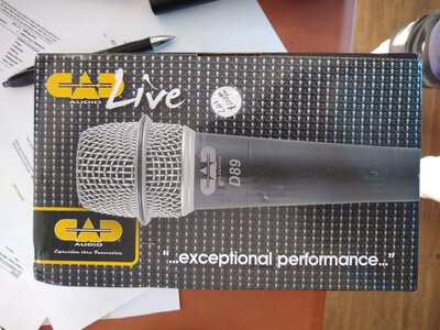 CAD supercardioid  mic NIB