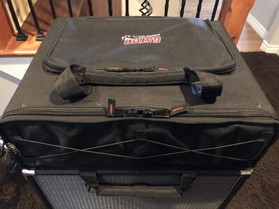 Gator GRB-3U Audio Rack Bag Lightweight 3-Space 3u