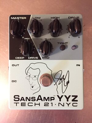 Tech 21 YYZ Geddy Lee Pedal