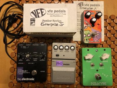 Ibanez PH-7, VFE Enterprise, TC Electronic Chorus+, HBE Psilocybe