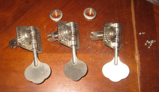 Partial 80's MIJ Pbass tuner set.  VINTAGE!