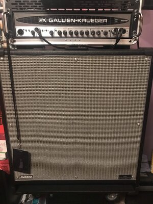 Gallien Krueger 1001 RBII & AVATAR B2126 Cabinet