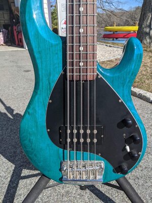 2000 Musicman Stingray 5 Teal 1275