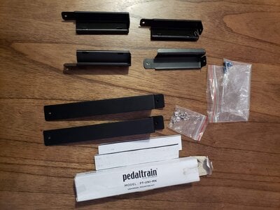 Multiple pedal train mounting kits