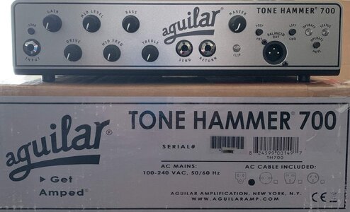 Aguilar Tone Hammer TH700 - TH 700 As New and Perfect!