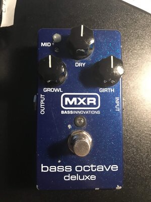 MXR BASS OCTAVE DELUXE $105w/shipping