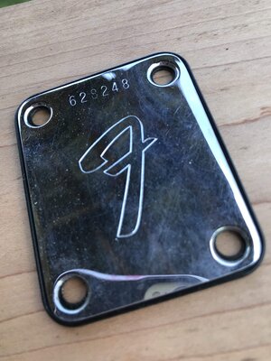 70’s Fender neck plate