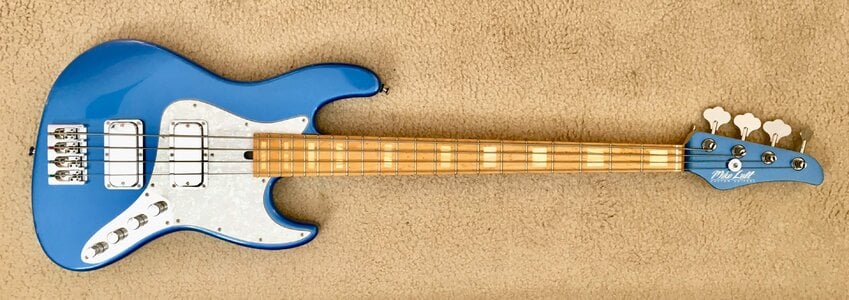 Mike Lull JT4 - beautiful blue with pearl pickguard