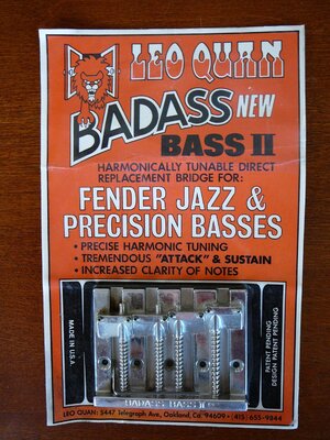 1979 Badass II Bridge, Mint, new in pkg reduced $85