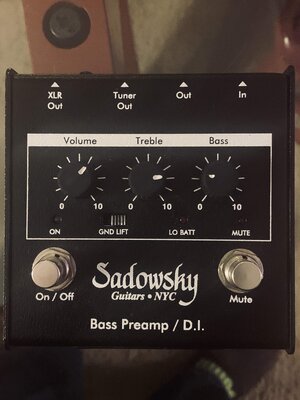 Price Drop: Sadowsky Preamp DI