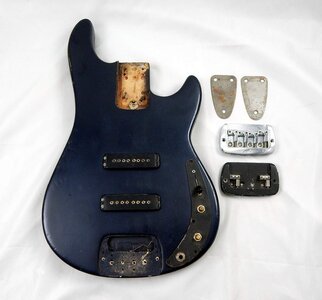 G&L Parts - 1983 USA Lynx Loaded Body, Pickups, Bridges, 3-Bolt Neck Plates