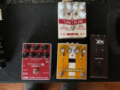 Four Pedals For Sale Pike, Lehle, Wampler, Funky Fellow