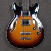 Ibanez w/ Hammon DarkStars, 34" scale semi-hollow bass