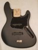 Warmoth deluxe Matte Black unloaded 5 string body