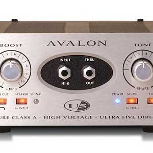 Avalon U5 Class-a Active Bass Di And Preamp