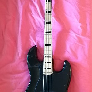 Swing Jazz 4v Black Burst Electric Bass Guitar 2019 (south Korea/vietnam)