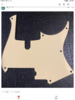 Yamaha BBP35 Cream Pickguard