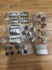 Luthier lot Bass Parts Bridges Tuners Pickup