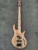 Final Price Drop - Kiesel Icon 5 Fretless - Buckeye Burl - Lined, Epoxied FB