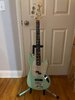 Fender American Performer Mustang Bass in Surf Green