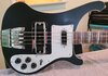 Rickenbacker 4003 MBL Matte Black immaculate w/ blackout guard & truss cover