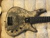 Sugi NB5 (Night Breeze 5) Buckeye Burl Top Walnut Body Ebony Fret board 5 String Passive Bass Guitar