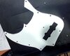 Pickguard for Fender Jazz Bass (white/black/white)